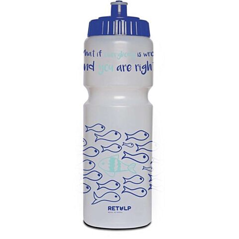 Bio Bidon Sportfles 750ml Fish Grey