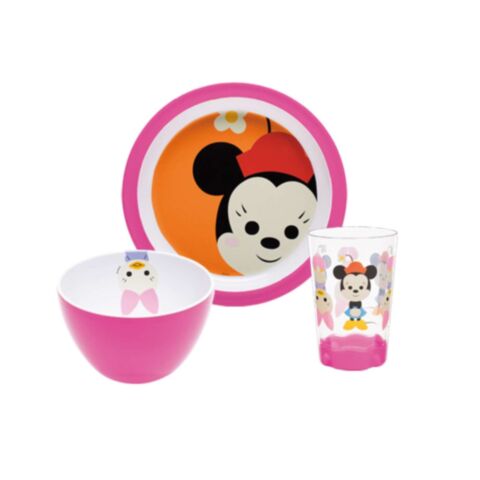 Disney Big Face Minnie ontbijtset Set van 3 Stuks