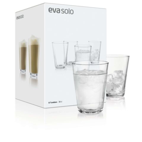 Glas 380 ml Set van 8 Stuks