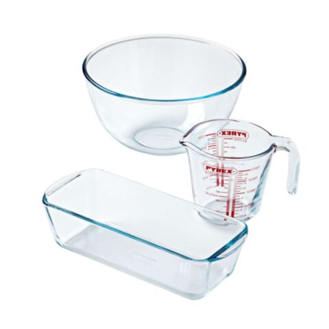 Prepware & Bakeware Set Maatbeker 500 ml, Mengkom 2 liter en Cakevorm 3-Delig
