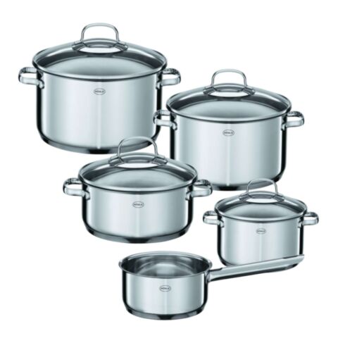 Elegance Pannenset Set van 5 Stuks Assorti