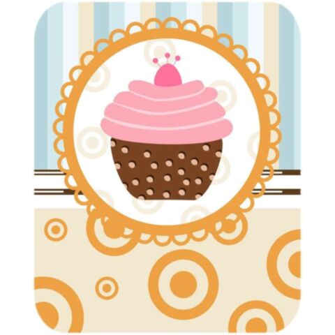 Placemat Rechthoek Cupcake 50 x 39 cm