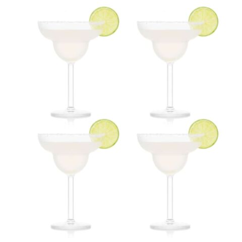Oktett Margaritaglas Kunststof 250 ml Set van 4 Stuks Transparant