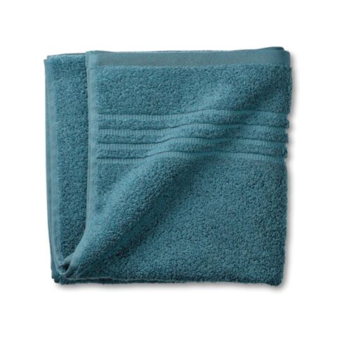 Leonora Handdoek Teal Blue 50x100 cm