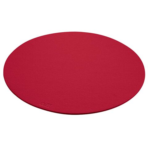 Placemat Vilt Rond 40 cm. Fire