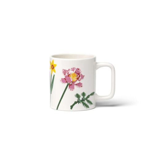 Keramische Mok 300 ml Spring Flower in Brown Box