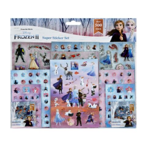 Frozen Super Stickerset 500 Stuks