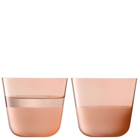 Arc Contrast Drinkglas 260 ml Set van 2 Stuks Coral