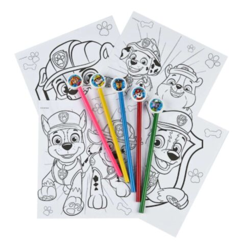 Paw Patrol Kleurboek met 5 Kleurtjes