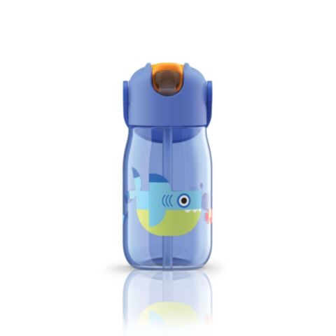 Drinkbeker Kids Flip met Rietje 415 ml Shark