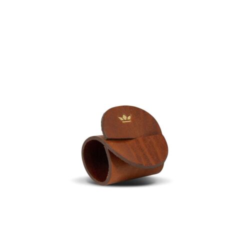 Servetring Leer Set van 4 Stuks Vintage Cognac