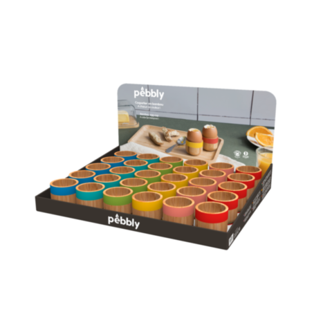 POS Toonbankdisplay Eierdop Set van 30 Stuks Assorti