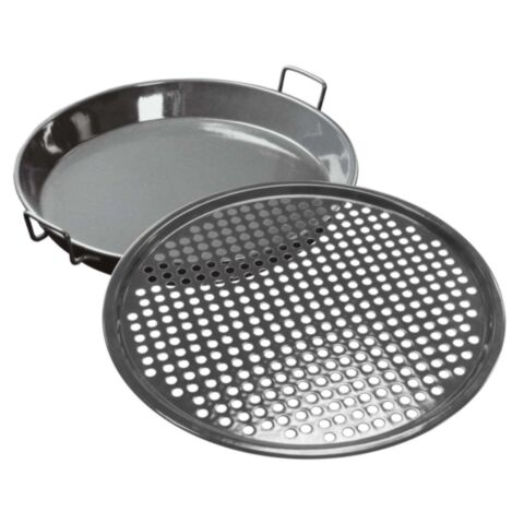 BBQ Accessoire Pizza Plaat Middel Set 2 van Stuks