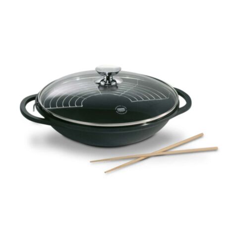 Vario Click Wok met Glazen Deksel Ø 32 cm