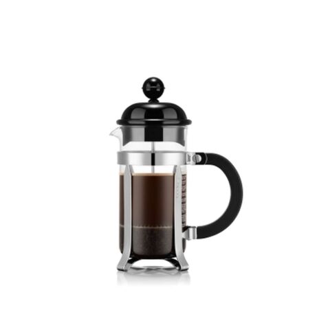 Caffettiera French Press Cafeti&egrave;re met Kunststof Deksel 3 Kops 350 ml
