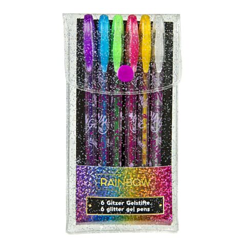 Rainbow High Glittergelpen 6 Stuks