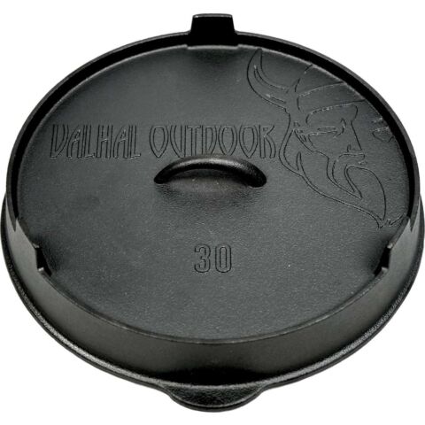 Skillet Gietijzer Deksel &oslash; 30 cm met Grillpatroon