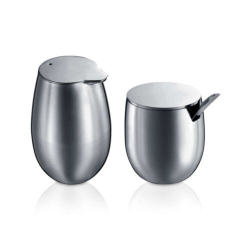 Bodum Columbia Set Melk en Suikerset Set van 2 Stuks Geborsteld RVS