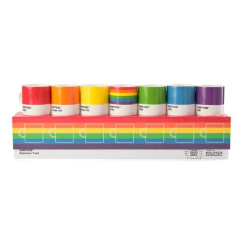 Espressobeker 120 ml Giftbox Set van 7 Stuks - Pride