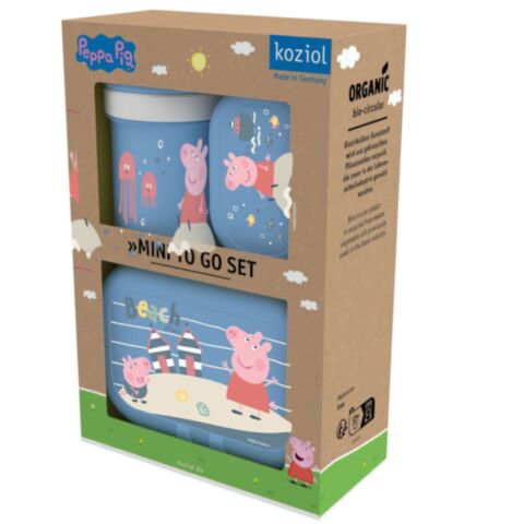 Connect Lunchbox en Waterfles 200 ml Peppa Pig Waves To Go Set van 3 Stuks