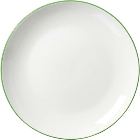 Adela Ontbijtbord Ø 20,5 cm Rand Groen
