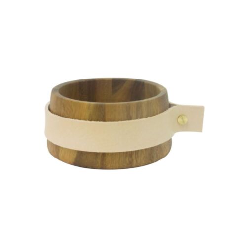 Hout Wrap Me Puka Serveerkom Acacia 12 x 6 cm