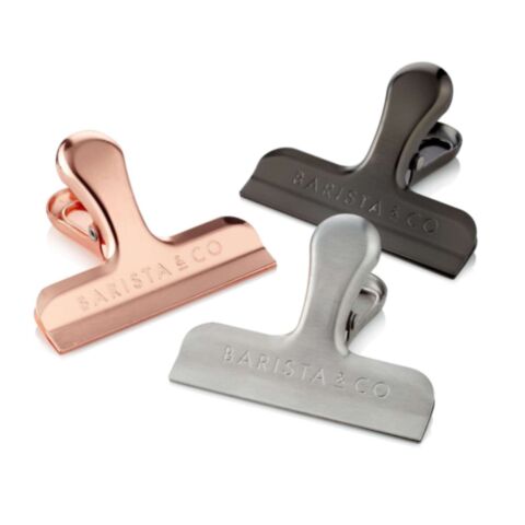 Vershoudclip RVS Set van 3 Stuks Assorti