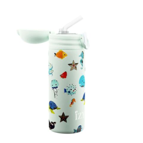 Kids Thermosfles met Rietje 350 ml Zeeleven