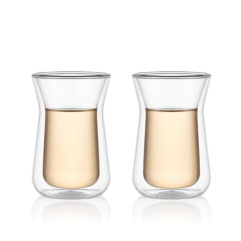 Melior Theeglas Dubbelwandig 100 ml Set van 2 Stuks