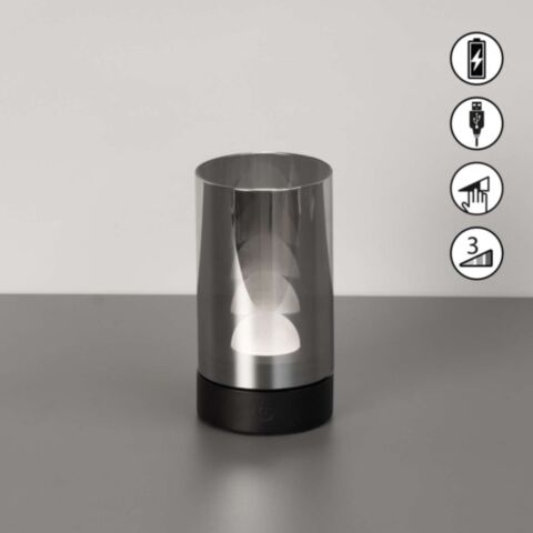 Fenya Tafellamp 1x LED 1,0 W Sand Black