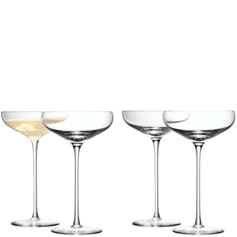 Wine Champagne Glas 300 ml Set van 4 Stuks