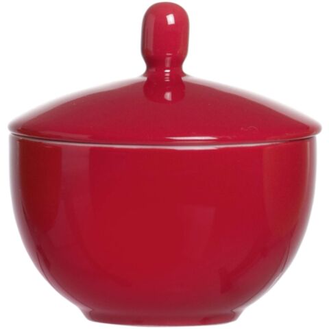 Doppio Suikerpot H 7 cm Rood