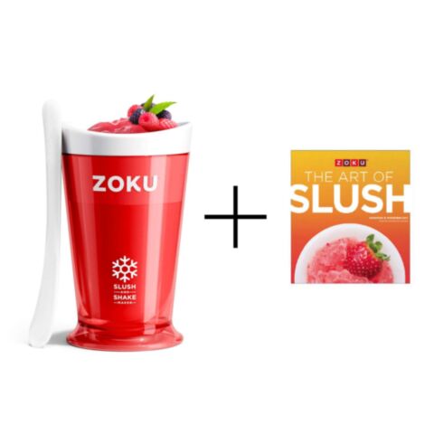 Actieset Slush maker rood + receptenboekje