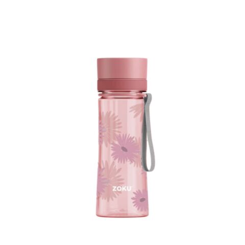 Drinkfles 400 ml Pink Floral