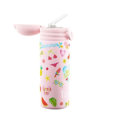 Kids Thermosfles met Rietje 350 ml Zomer