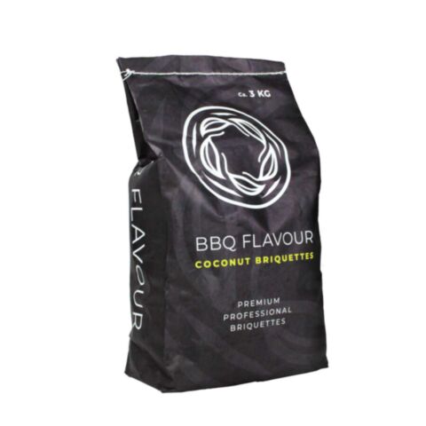 BBQ Flavour Accessoire Briquettes Houtskool Coconut 3 kg