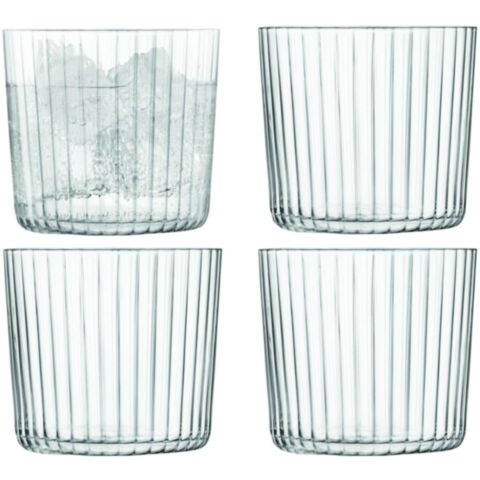 Gio Line Tumbler Glas 310 ml Set van 4 Stuks