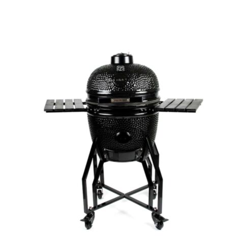 BBQ Kamado 16 inch Medium met Onderstel en Zijtafels Black Edition