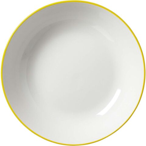 Adela Soepbord Ø 20 cm Rand Geel