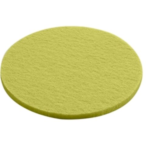 Onderzetter Vilt Rond 10 cm. Lime green