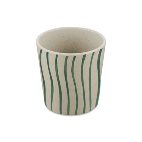 Connect Beker 190 ml Monstera Stripes Set van 4 Stuks