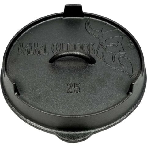 Skillet Gietijzer Deksel &oslash; 25 cm met Grillpatroon