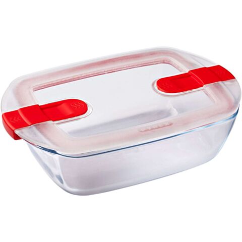 Cook & Heat Voedselcontainer Rechthoek met Deksel 23 x 15cm