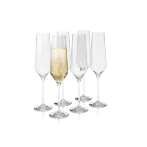 Legio Nova Glas Champagne 260 ml Set van 6 Stuks