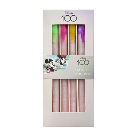 Disney 100 Minnie Mouse Glittergelpen 6-delig