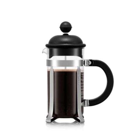 Caffettiera French Press Cafeti&egrave;re met Kunststof Deksel 3 Kops 350 ml