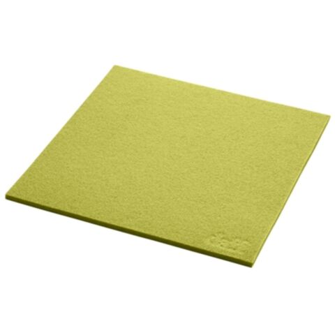 Onderzetter Vilt Vierkant 20 x 20 cm. Lime green