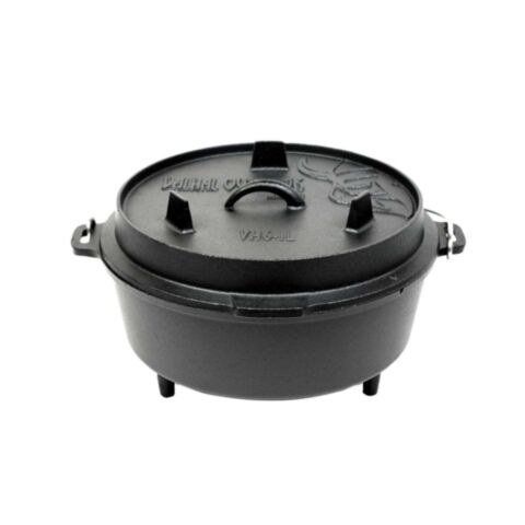 Dutch Oven Gietijzer met Pootjes 6,1 Liter