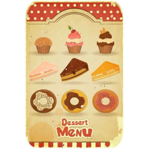 Placemat Rechthoek Dessert 50 x 39 cm