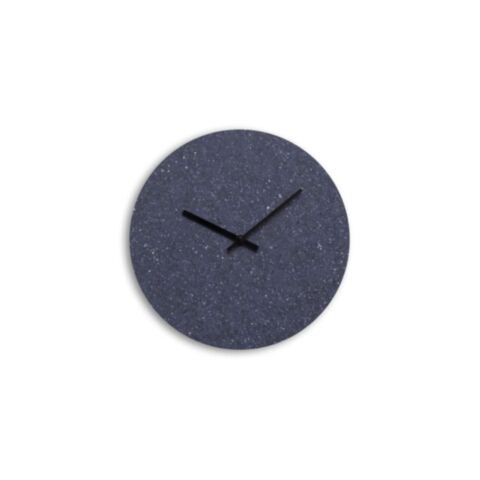 Wandklok Ø 28 cm Blauw Wijzer Zwart